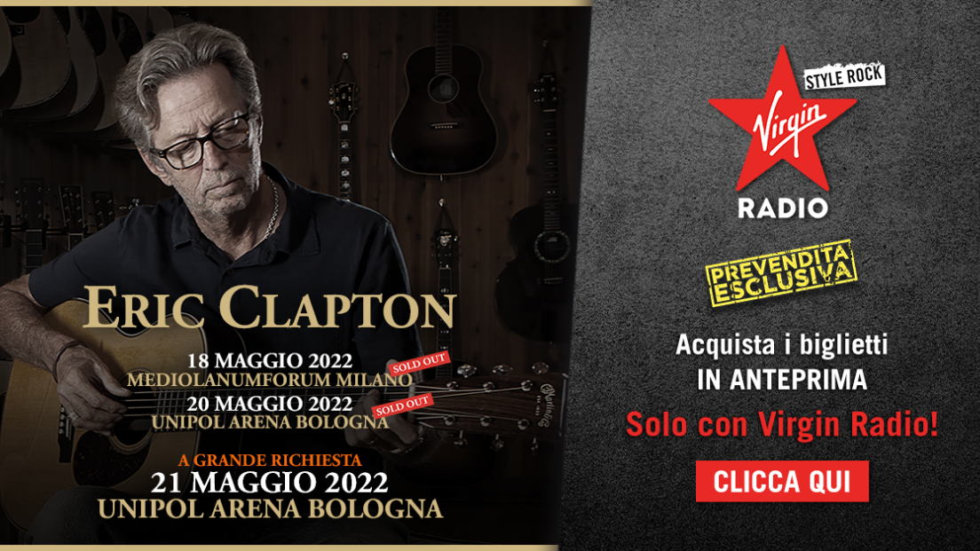 Eric Clapton: accedi alla prevendita dei biglietti per il concerto di Bologna