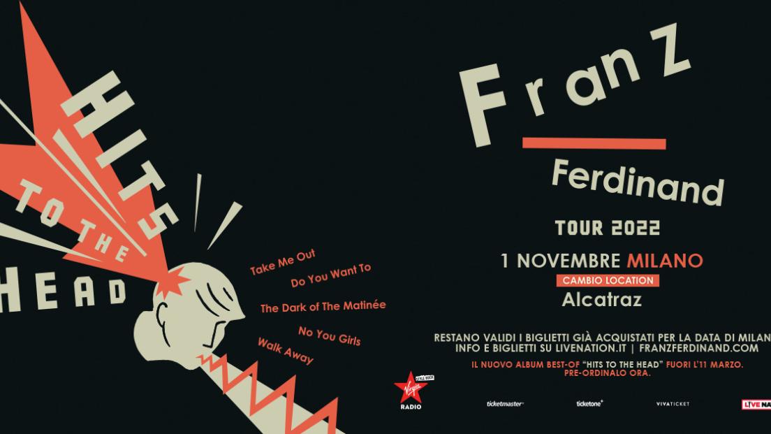 Franz Ferdinand, cambio di location per il concerto a Milano del 1° novembre