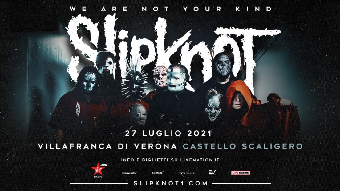 Slipknot: UFFICIALE in concerto a Villafranca di Verona il 27 luglio 2021. Tutte le info