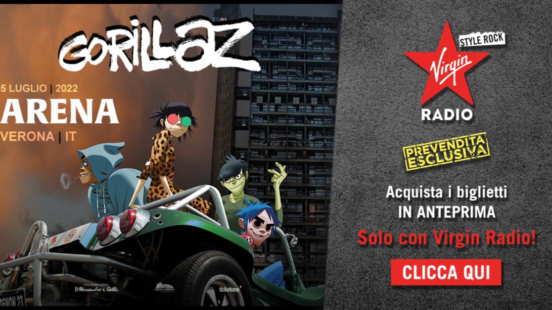 Gorillaz: accedi alla prevendita dei biglietti per il concerto all'Arena di Verona