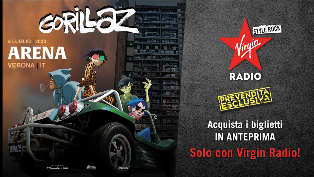 Gorillaz: scopri come acquistare i biglietti per il concerto all'Arena di Verona in anteprima dal 2 al 4 giugno