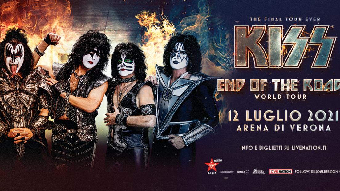 KISS: UFFICIALE NUOVA DATA all'Arena di Verona il 12 luglio 2021. Tutte le info biglietti