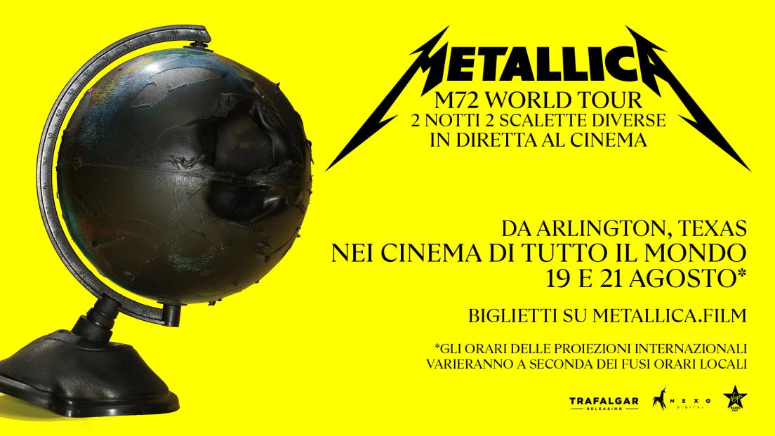 Metallica: in concerto per due serate evento al cinema! Scopri tutte le info