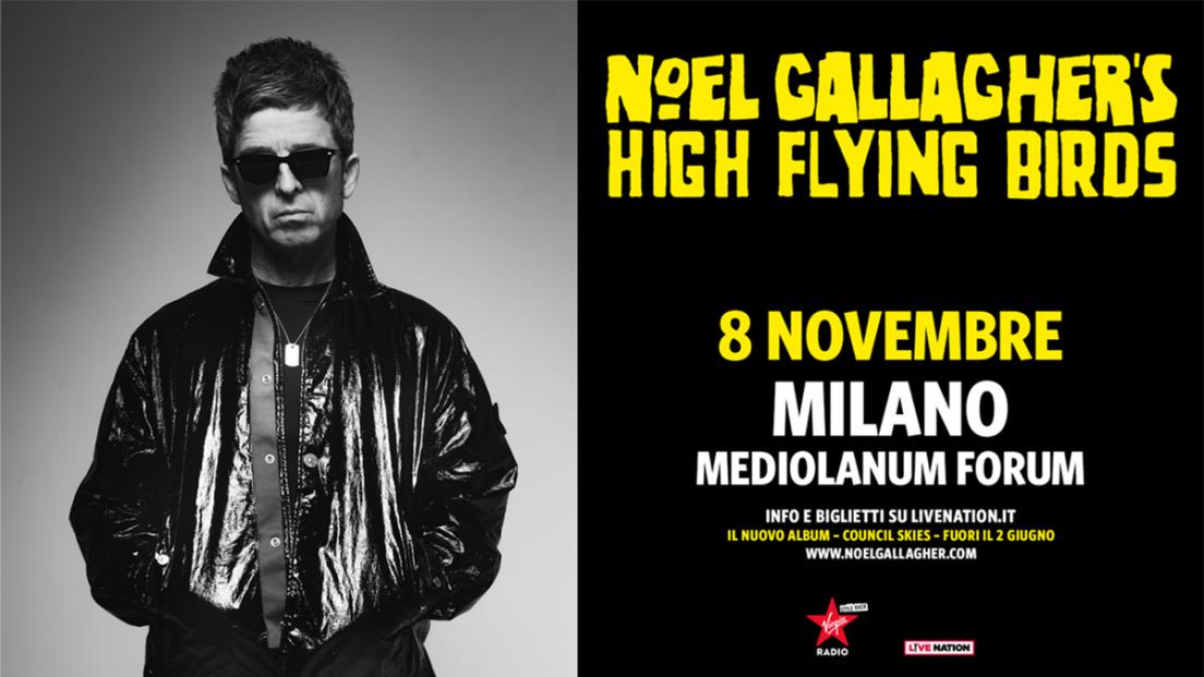 Noel Gallagher in concerto e Soundcheck Party: partecipa all'estrazione finale dei biglietti per la data dell'8 novembre a  Milano - Mediolanum Forum