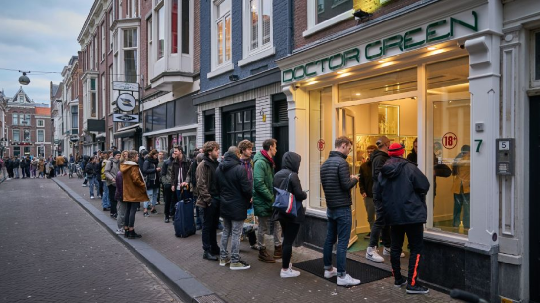 Coronavirus, l'Olanda chiude i negozi: tutti in fila per comprare cannabis! E a Singapore a ruba i preservativi