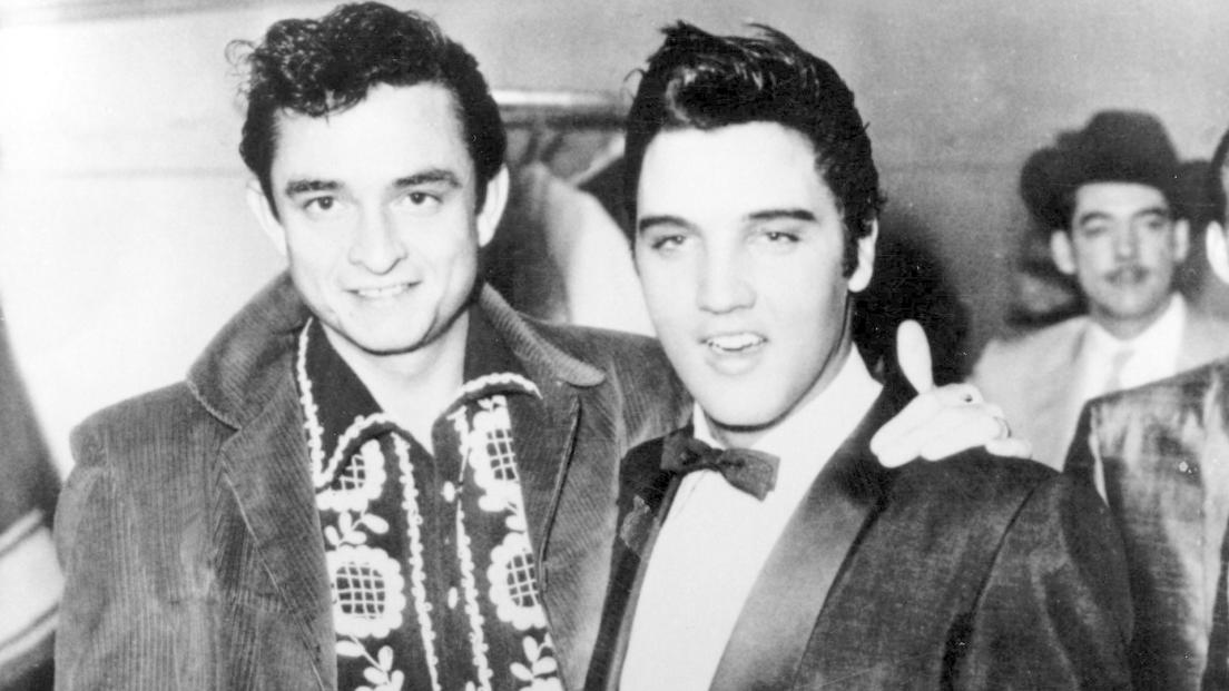Johnny Cash e Elvis Presley