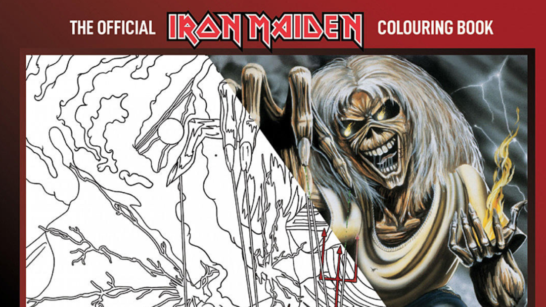 Iron Maiden, in arrivo per Natale il libro da colorare della band