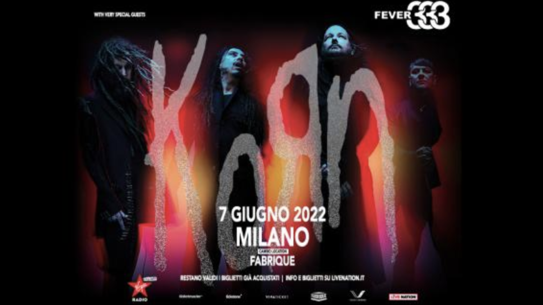 Korn in concerto: partecipa all'estrazione finale dei biglietti per la data del 7 giugno