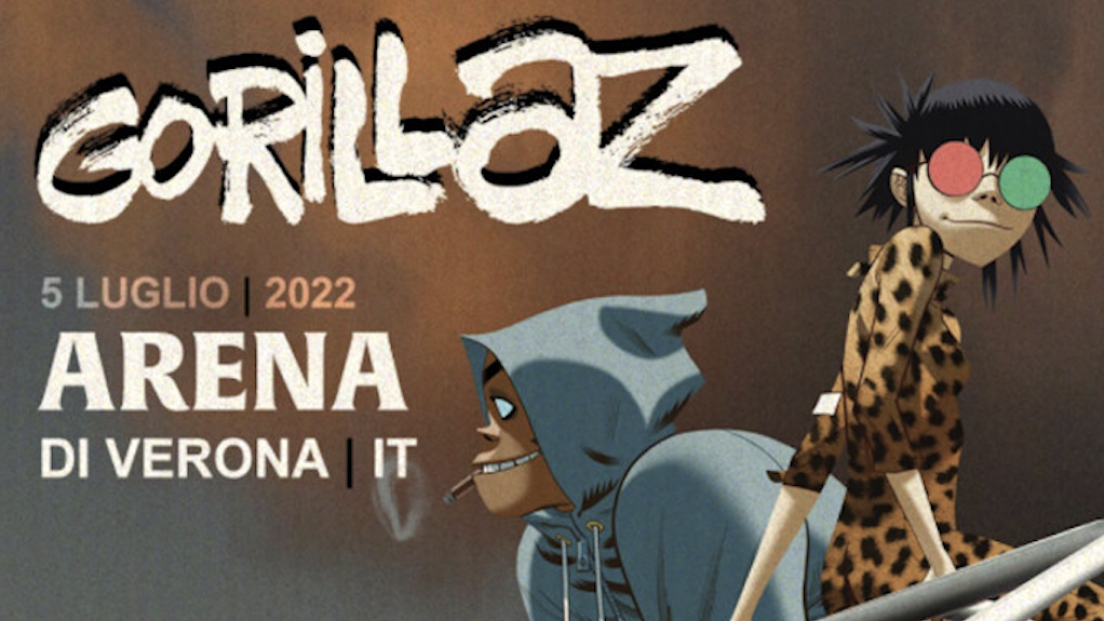 Gorillaz in concerto a Verona: partecipa all'estrazione finale dei biglietti per la data del 5 luglio all'Arena