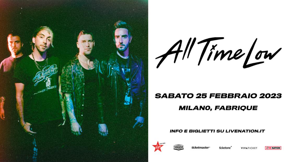 All Time Low: UFFICIALE in concerto a Milano il 25 febbraio 2023. Tutte le info e biglietti