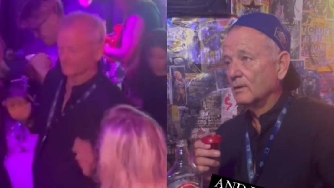 Bill Murray si presenta a sorpresa in un bar a Londra: beve tequila al bancone e balla in pista coi clienti. Guarda il video