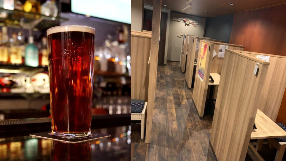 Birra, in Giappone ha aperto il pub per bere esclusivamente da soli (a prova di distanziamento sociale). Guarda le foto