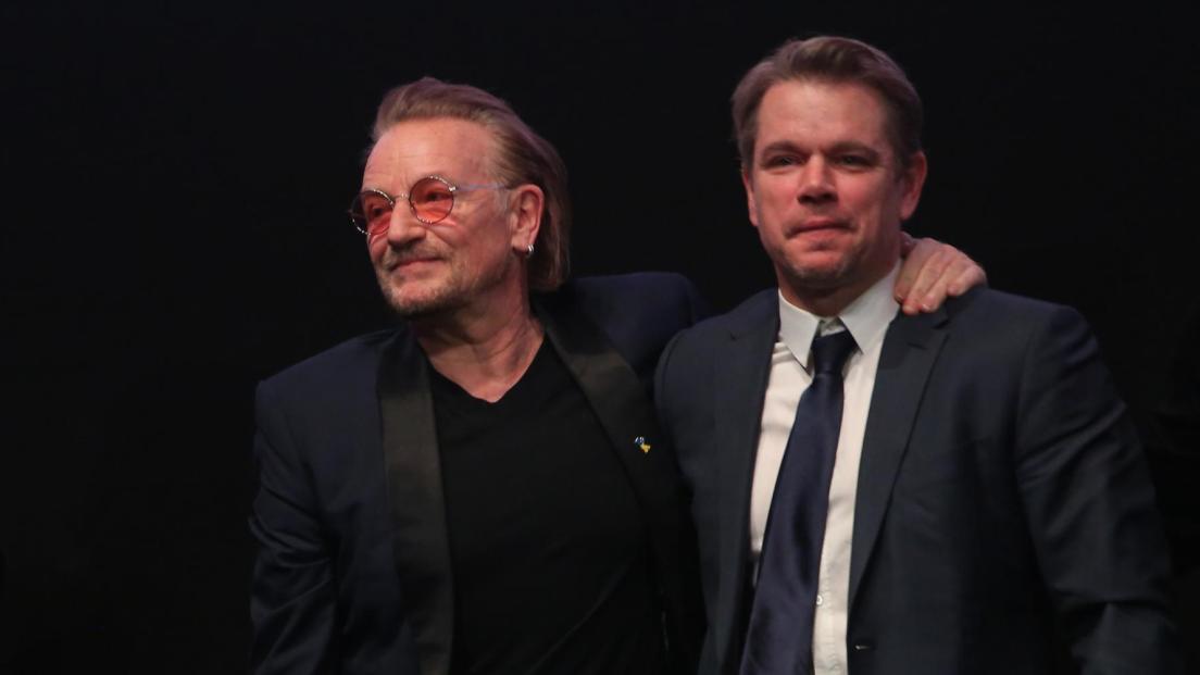 Matt Damon: "Gli U2 sono la mia band preferita, li preferisco ai Beatles"