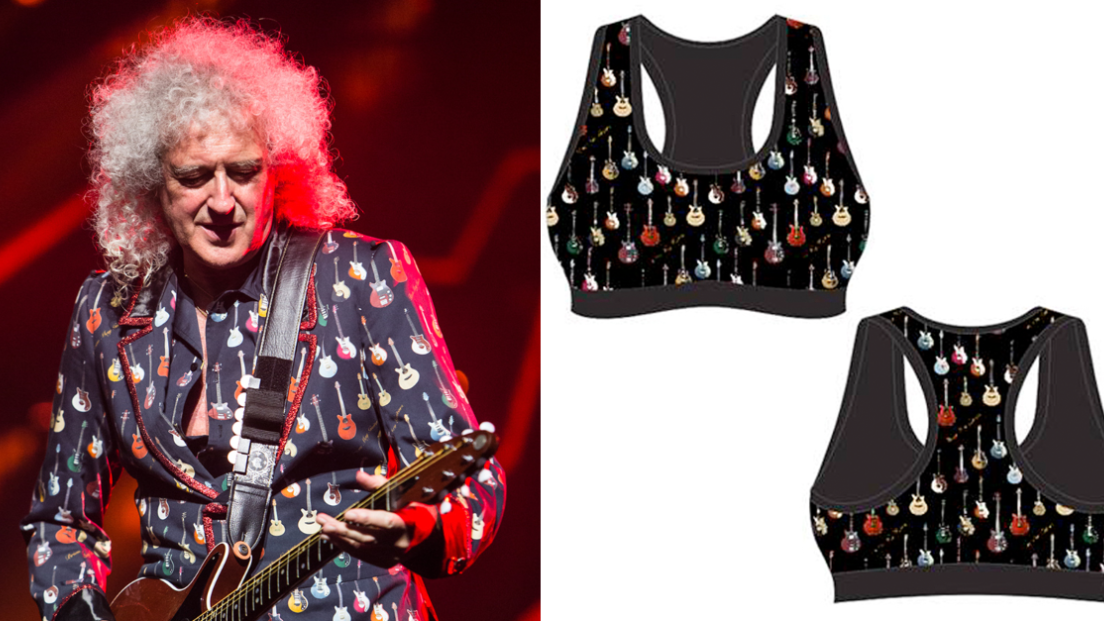 Queen: Brian May ha messo in vendita online una linea di reggiseni personalizzati con le sue chitarre