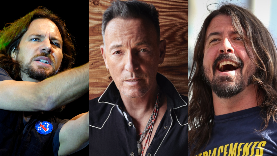 Bruce Springsteen ha intervistato Eddie Vedder e Dave Grohl nel suo show radiofonico