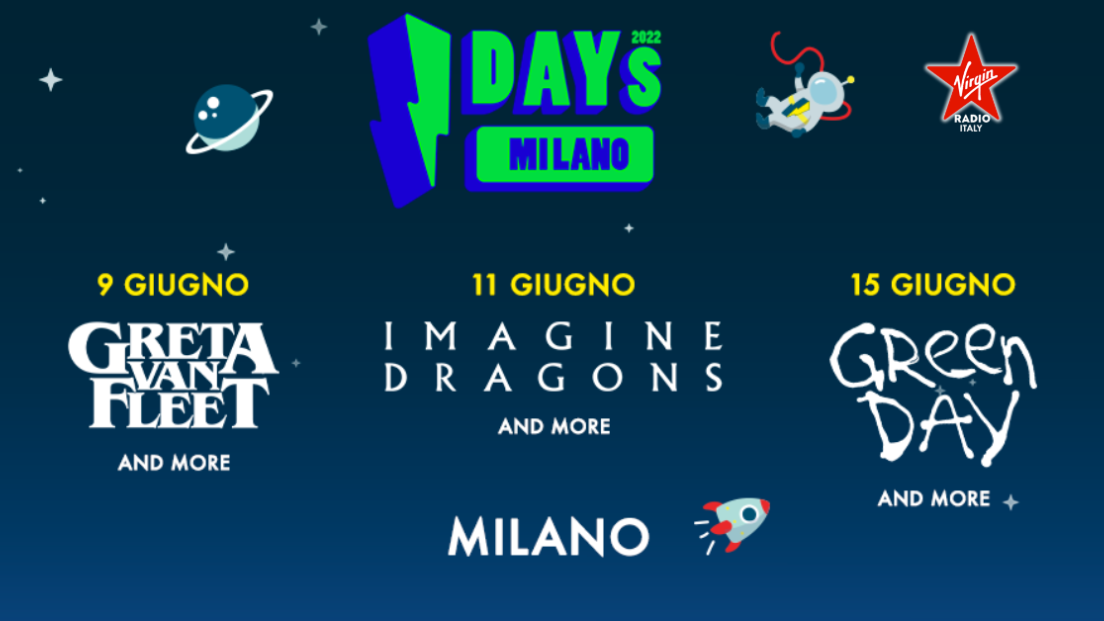 I-Days Milano: partecipa all'estrazione finale dei biglietti per una delle tre date del festival