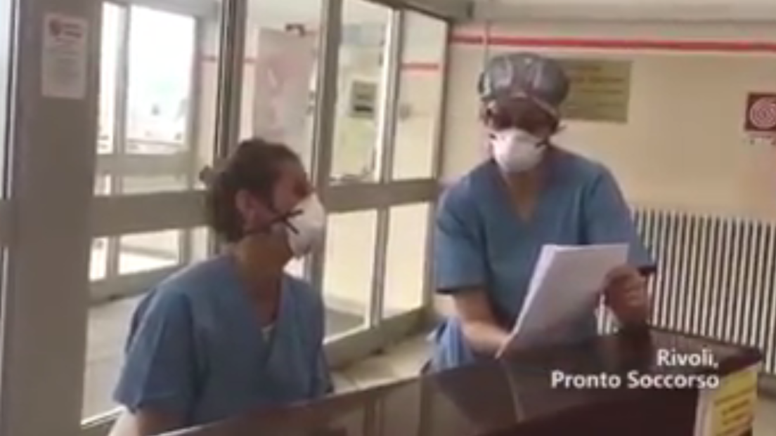 Coronavirus: le infermiere di un ospedale di Torino cantano "Imagine" di John Lennon per tutti i malati. Guarda il video