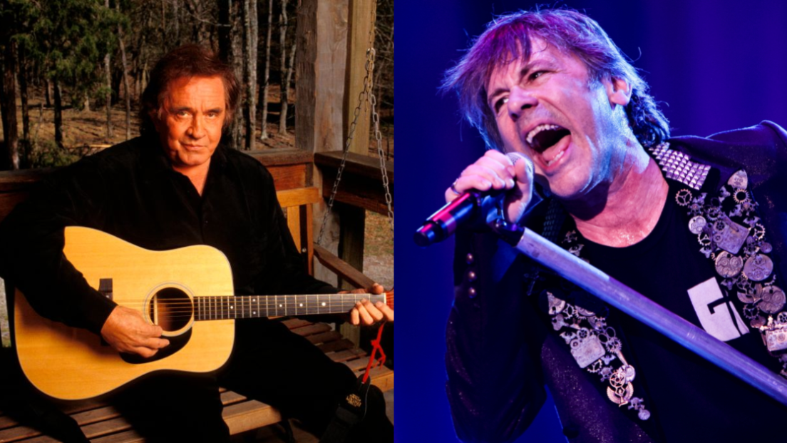 Iron Maiden, Bruce Dickinson: "Johnny Cash venne nel backstage e mi chiese un autografo per sua figlia!"