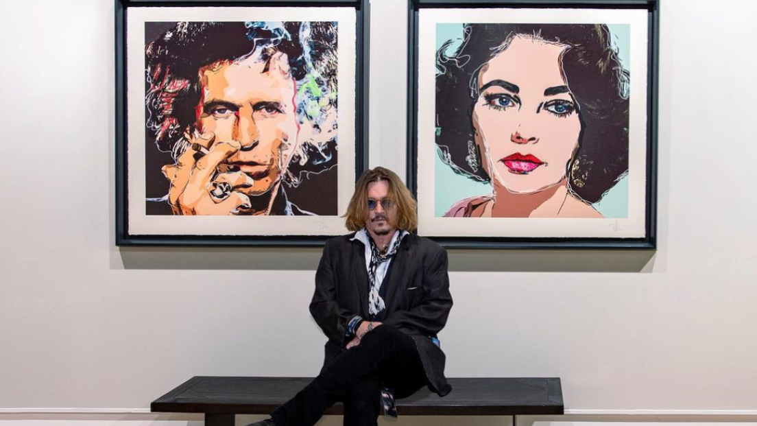 Johnny Depp mette in vendita i suoi dipinti: collezione sold out in meno di un'ora per 3 milioni di sterline