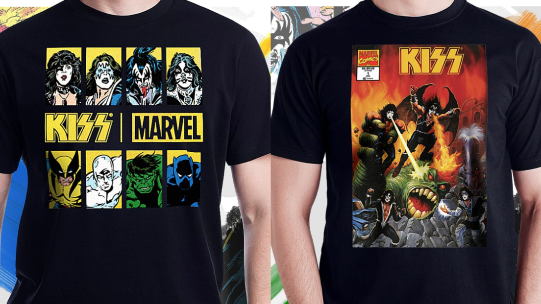 KISS, disponibile il merchandising realizzato in collaborazione con la Marvel! Le prime immagini