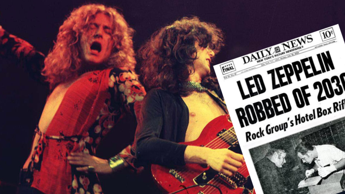 Il giorno in cui i Led Zeppelin vennero derubati di 200.000 dollari mentre suonavano al Madison Square Garden