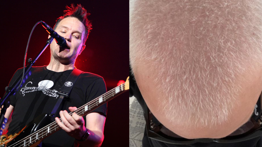 Mark Hoppus dopo la chemioterapia: "mi stanno ricrescendo i capelli ma sono bianchi! Mi preferireste come Clooney o Doc Brown?"