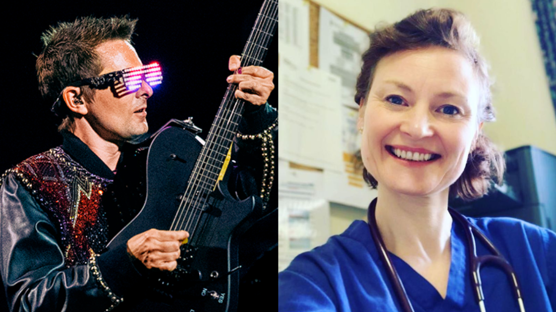 Coronavirus, Matt Bellamy e il tributo alla cugina infermiera in ospedale. Ha inviato mascherine e protezioni a tutto lo staff