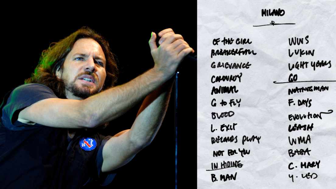 I Pearl Jam lanciano un generatore automatico di scalette (ascoltabili e disegnate con la calligrafia di Eddie Vedder). Provalo qui