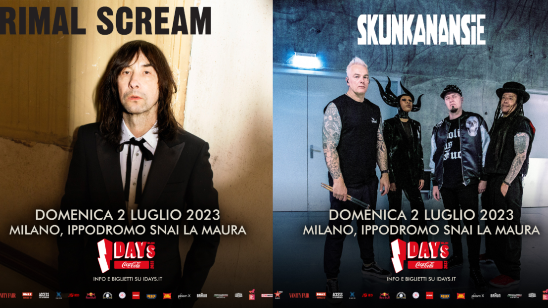 IDays Coca Cola Festival: i Primal Scream e gli Skunk Anansie in aperura ai Red Hot Chili Peppers. Tutte le info