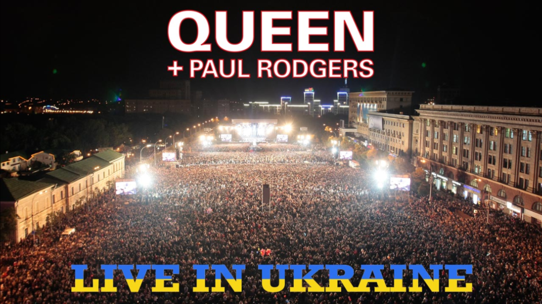 I Queen trasmettono il concerto del 2008 in Ucraina per raccogliere fondi da destinare alla popolazione. Guardalo QUI