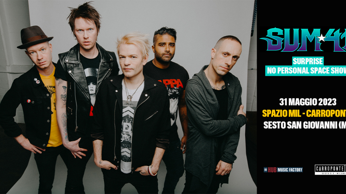Sum 41: UFFICIALE in concerto a Milano il 31 maggio. CAPIENZA LIMITATA. Tutte le info