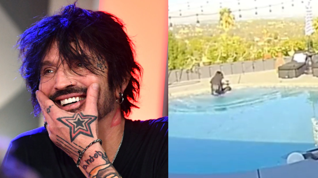 Mötley Crüe: Tommy Lee è caduto in piscina nella sua casa a Los Angeles, mentre giocava col cane. Guarda il video