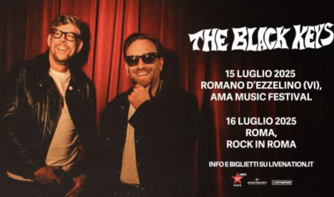 The Black Keys in concerto: partecipa all'estrazione finale dei biglietti per i concerti a Pistoia e Romano d'Ezzelino