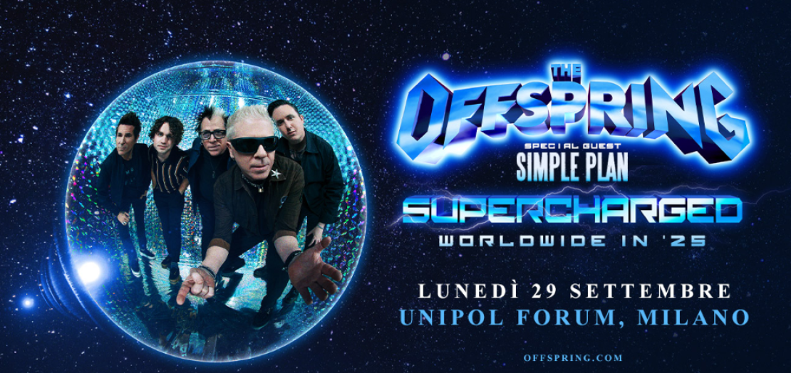 The Offspring in concerto a Milano: partecipa all'estrazione finale di due biglietti per assistere al concerto degli Offspring il 29 settembre 2025 all'Unipol Forum di Milano