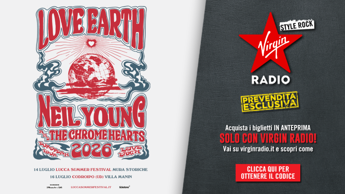 Neil Young in concerto a Lucca e Codroipo (UD) - Accedi alla presale