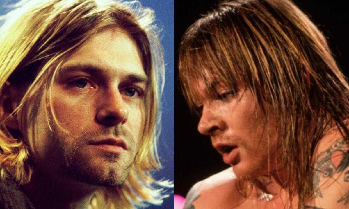 Kurt Cobain And Axl Rose