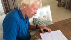 Richard Branson infonde coraggio a una bambina dislessica 
