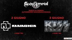 Gods Of Metal 2016 con Kiss e Rammstein
