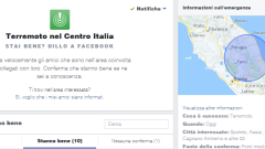 #Terremoto: I numeri utili. Facebook attiva il Safety Check