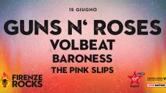 Guns N' Roses: annunciate le band di supporto per Firenze Rocks 2018! Volbeat, Baroness e The Pink Slips