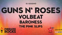 Firenze Rocks - 15 Giugno. La lineup completa