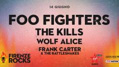 Firenze Rocks - 14 giugno. La lineup completa