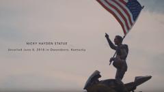 Nicky Hayden: inaugurata la statua in suo onore nella citta di Owensboro. Guarda il video