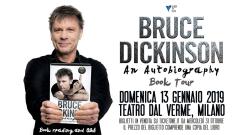 Bruce Dickinson: il reading tour arriva in Italia! Unica data a Milano il 13 gennaio. Tutte le info e biglietti