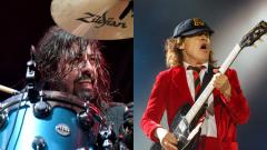 Dave Grohl: "il mio sogno si chiama AC/DC! Vorrei suonare la batteria con loro, ma c'è Phil Rudd..."