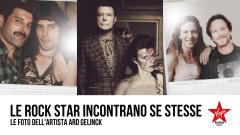 Le rock star incontrano se stesse. Guarda le foto dell'artista olandese Ard Gelinck