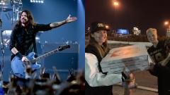 I Foo Fighters hanno fatto consegnare le pizze ai fan in attesa del concerto fuori dallo stadio di Atlanta