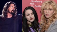 Nirvana: Courtney Love, Frances Bean, Dave Grohl e Krist Novoselic in tribunale per il processo sul logo contro Marc Jacobs