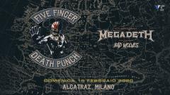 Five Finger Death Punch, Megadeth e Bad Wolves: in concerto a Milano a febbraio 2020. Tutte le info