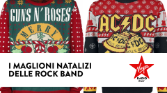 I maglioni natalizi delle rock band: AC/DC, Guns N' Roses, Metallica, Foo Fighters, Iron Maiden! Guardali tutti